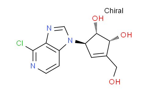 AM242375 | 105522-08-5 | (1S,2R,5R)-5-(4-Chloro-1H-imidazo[4,5-c]pyridin-1-yl)-3-(hydroxymethyl)cyclopent-3-ene-1,2-diol