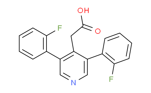 3,5-Bis(2-fluorophenyl)pyridine-4-acetic acid
