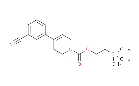 2-(Trimethylsilyl)ethyl 4-(3-cyanophenyl)-5,6-dihydropyridine-1(2H)-carboxylate