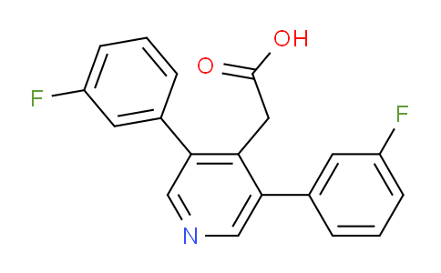 3,5-Bis(3-fluorophenyl)pyridine-4-acetic acid