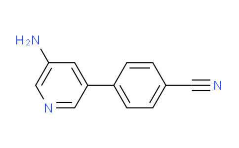 4-(5-Aminopyridin-3-yl)benzonitrile