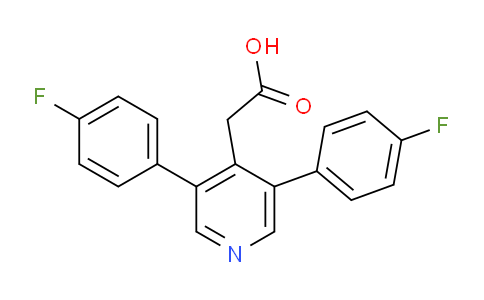 3,5-Bis(4-fluorophenyl)pyridine-4-acetic acid