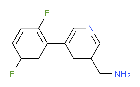 (5-(2,5-Difluorophenyl)pyridin-3-yl)methanamine