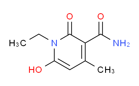 1-Ethyl-6-hydroxy-4-methyl-2-oxo-1,2-dihydropyridine-3-carboxamide