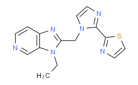 AM242508 | 438553-83-4 | 2-(1-((3-Ethyl-3H-imidazo[4,5-c]pyridin-2-yl)methyl)-1H-imidazol-2-yl)thiazole