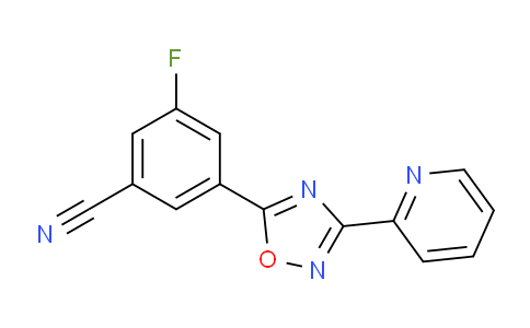 AM242540 | 327056-22-4 | 3-Fluoro-5-(3-(pyridin-2-yl)-1,2,4-oxadiazol-5-yl)benzonitrile