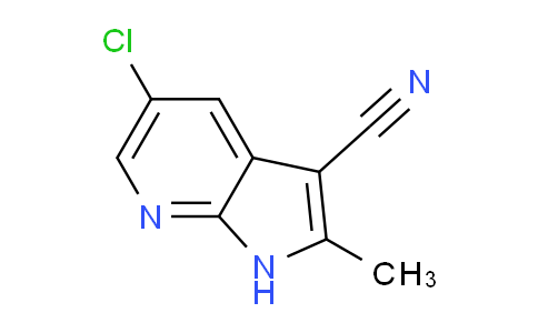 5-Chloro-2-methyl-1H-pyrrolo[2,3-b]pyridine-3-carbonitrile