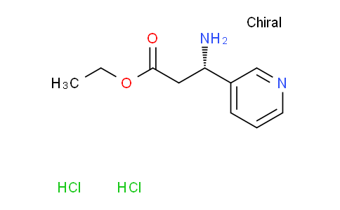 (S)-Ethyl 3-amino-3-(pyridin-3-yl)propanoate dihydrochloride