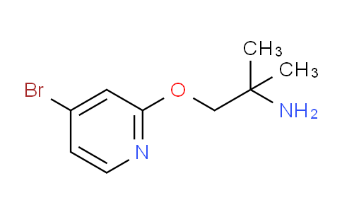 AM242575 | 1289057-87-9 | 1-((4-Bromopyridin-2-yl)oxy)-2-methylpropan-2-amine