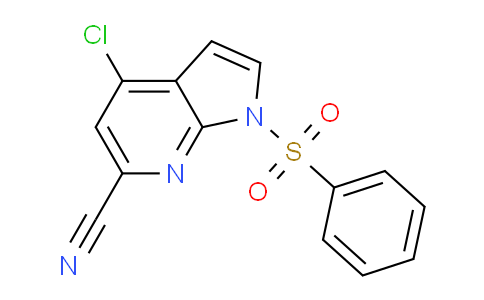 AM242579 | 1227270-27-0 | 4-Chloro-1-(phenylsulfonyl)-1H-pyrrolo[2,3-b]pyridine-6-carbonitrile