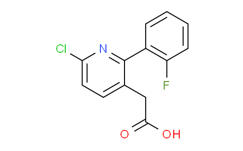 AM24261 | 1227601-86-6 | 6-Chloro-2-(2-fluorophenyl)pyridine-3-acetic acid