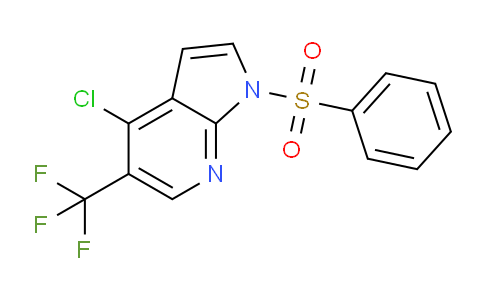 AM242645 | 1196507-57-9 | 4-Chloro-1-(phenylsulfonyl)-5-(trifluoromethyl)-1H-pyrrolo[2,3-b]pyridine