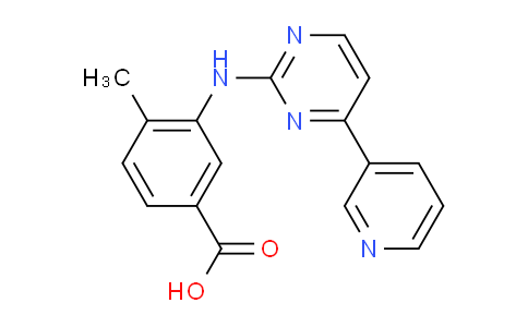 AM242655 | 641569-94-0 | 4-Methyl-3-((4-(pyridin-3-yl)pyrimidin-2-yl)amino)benzoic acid