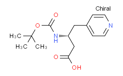(R)-3-((tert-Butoxycarbonyl)amino)-4-(pyridin-4-yl)butanoic acid