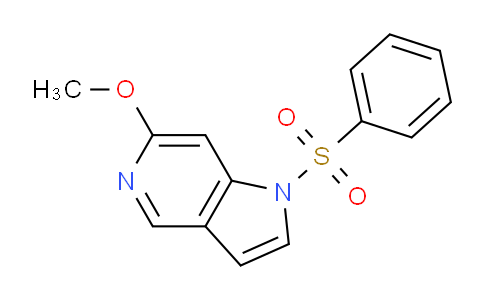6-Methoxy-1-(phenylsulfonyl)-1H-pyrrolo[3,2-c]pyridine