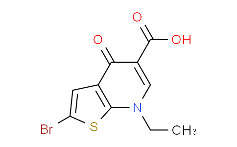 2-Bromo-7-ethyl-4-oxo-4,7-dihydrothieno[2,3-b]pyridine-5-carboxylic acid