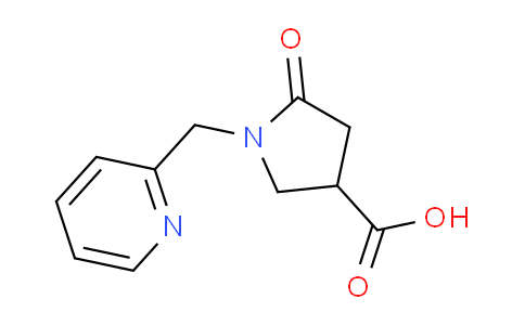 5-Oxo-1-(pyridin-2-ylmethyl)pyrrolidine-3-carboxylic acid