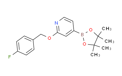 AM242754 | 1346708-05-1 | 2-((4-Fluorobenzyl)oxy)-4-(4,4,5,5-tetramethyl-1,3,2-dioxaborolan-2-yl)pyridine