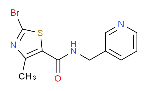 AM242759 | 1009378-44-2 | 2-Bromo-4-methyl-N-(pyridin-3-ylmethyl)thiazole-5-carboxamide