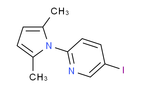 2-(2,5-Dimethyl-1H-pyrrol-1-yl)-5-iodopyridine
