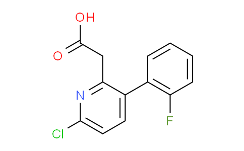 AM24279 | 1227602-29-0 | 6-Chloro-3-(2-fluorophenyl)pyridine-2-acetic acid