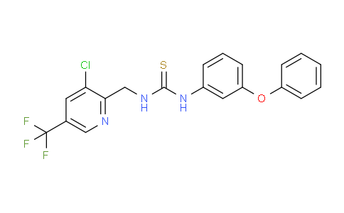 1-((3-Chloro-5-(trifluoromethyl)pyridin-2-yl)methyl)-3-(3-phenoxyphenyl)thiourea