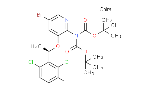 AM242806 | 877399-47-8 | (R)-5-Bromo-N,N-bis-(tert-butoxycarbonyl)-3-(1-(2,6-dichloro-3-fluorophenyl)ethoxy)pyridin-2-amine