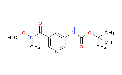 AM242870 | 337904-93-5 | tert-Butyl (5-(methoxy(methyl)carbamoyl)pyridin-3-yl)carbamate