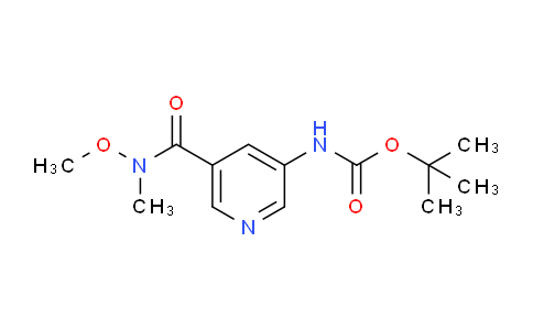 tert-Butyl (5-(methoxy(methyl)carbamoyl)pyridin-3-yl)carbamate