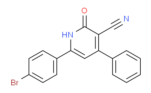 6-(4-Bromophenyl)-2-oxo-4-phenyl-1,2-dihydropyridine-3-carbonitrile