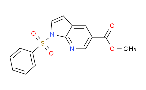 Methyl 1-(phenylsulfonyl)-1H-pyrrolo[2,3-b]pyridine-5-carboxylate