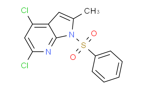 AM242956 | 1227268-69-0 | 4,6-Dichloro-2-methyl-1-(phenylsulfonyl)-1H-pyrrolo[2,3-b]pyridine