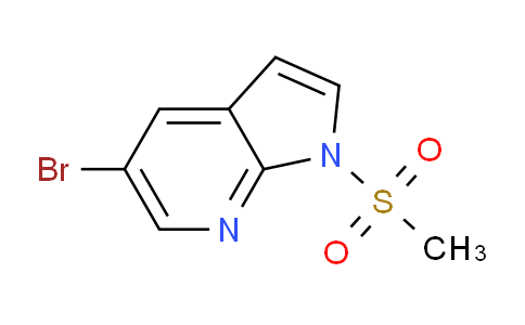 5-Bromo-1-(methylsulfonyl)-1H-pyrrolo[2,3-b]pyridine