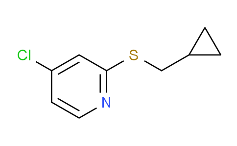 4-Chloro-2-((cyclopropylmethyl)thio)pyridine