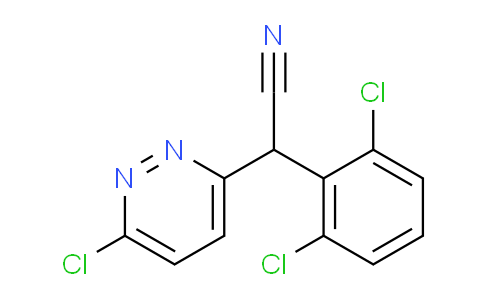 2-(6-Chloropyridazin-3-yl)-2-(2,6-dichlorophenyl)acetonitrile