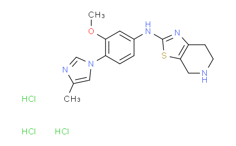 AM243183 | 1077629-16-3 | N-(3-Methoxy-4-(4-methyl-1H-imidazol-1-yl)phenyl)-4,5,6,7-tetrahydrothiazolo[5,4-c]pyridin-2-amine trihydrochloride