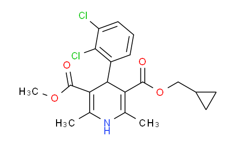 AM243195 | 96918-80-8 | 3-(Cyclopropylmethyl) 5-methyl 4-(2,3-dichlorophenyl)-2,6-dimethyl-1,4-dihydropyridine-3,5-dicarboxylate
