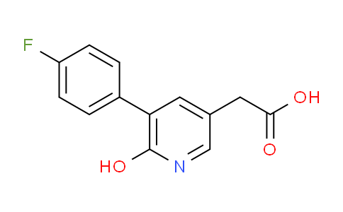 5-(4-Fluorophenyl)-6-hydroxypyridine-3-acetic acid