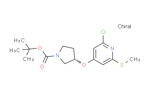 AM243212 | 1353999-89-9 | (S)-tert-Butyl 3-((2-chloro-6-(methylthio)pyridin-4-yl)oxy)pyrrolidine-1-carboxylate