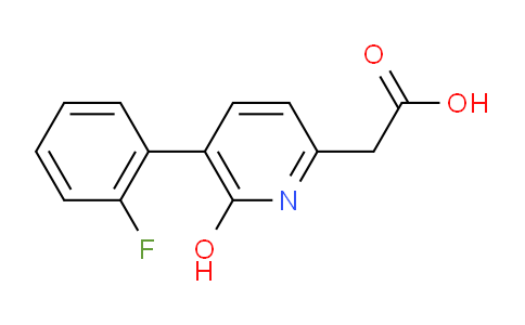 5-(2-Fluorophenyl)-6-hydroxypyridine-2-acetic acid