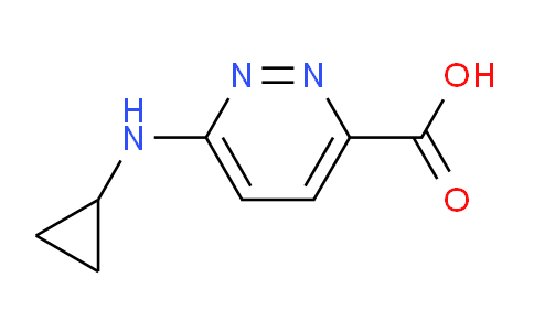 6-(Cyclopropylamino)pyridazine-3-carboxylic Acid