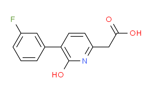 5-(3-Fluorophenyl)-6-hydroxypyridine-2-acetic acid