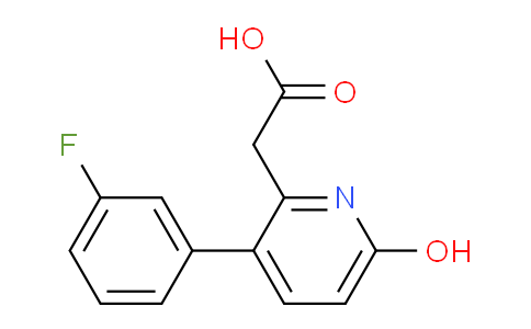 AM24326 | 1227565-70-9 | 3-(3-Fluorophenyl)-6-hydroxypyridine-2-acetic acid