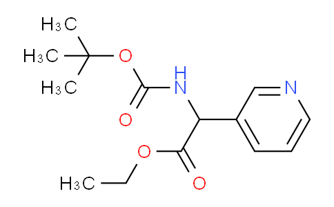 AM243313 | 313490-93-6 | Ethyl 2-((tert-butoxycarbonyl)amino)-2-(pyridin-3-yl)acetate