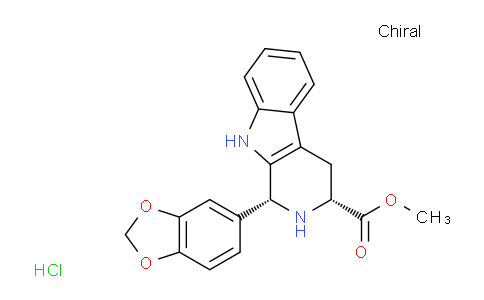 AM243337 | 171752-68-4 | (1R,3R)-Methyl 1-(benzo[d][1,3]dioxol-5-yl)-2,3,4,9-tetrahydro-1H-pyrido[3,4-b]indole-3-carboxylate hydrochloride