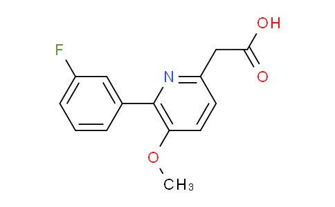 AM24335 | 1227603-98-6 | 6-(3-Fluorophenyl)-5-methoxypyridine-2-acetic acid