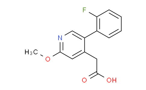 5-(2-Fluorophenyl)-2-methoxypyridine-4-acetic acid