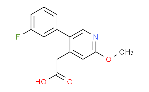 5-(3-Fluorophenyl)-2-methoxypyridine-4-acetic acid