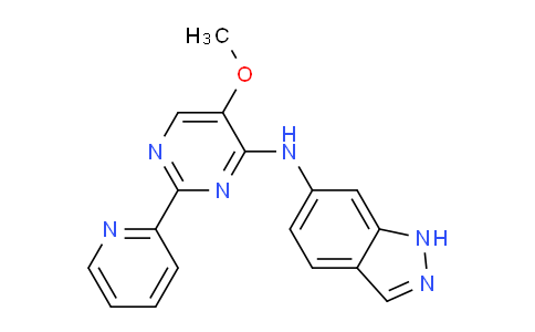 AM243394 | 1447606-32-7 | N-(5-Methoxy-2-(pyridin-2-yl)pyrimidin-4-yl)-1H-indazol-6-amine