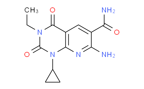 AM243425 | 142557-61-7 | 7-Amino-1-cyclopropyl-3-ethyl-2,4-dioxo-1,2,3,4-tetrahydropyrido[2,3-d]pyrimidine-6-carboxamide